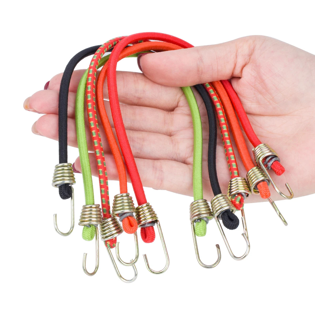 5/10pcs Elastic Bungee Cord Roof Rack Rope Luggage Straps with Hook for 1/10 RC Crawler Car Axial SCX10 TRX4 TRX6 Decorate