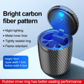 Car ashtray, universal one click open lid, personalized LED ambient light, ashtray, car smoke prevention and extinguishing box