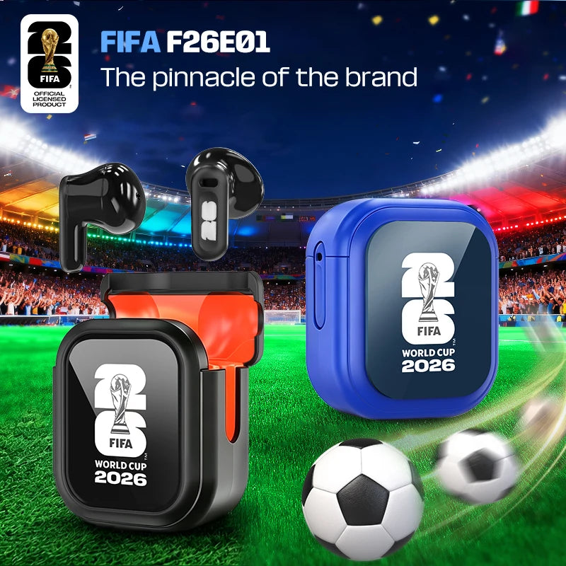 Wireless Bluetooth Earphones FIFA 2026 Limited Edition AI Translate In Ear Earbuds Hi-Fi Sound Fast Charge Clear Calls F26E01