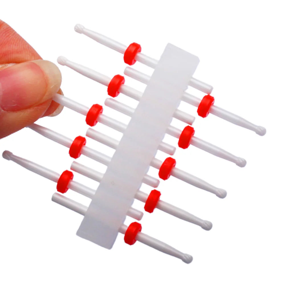 10pc Carbide Manicure Drills Nail Drill Bits Set Milling Cutters Kits Gel Polish Remover Files Electric Burr Tools Accesstries