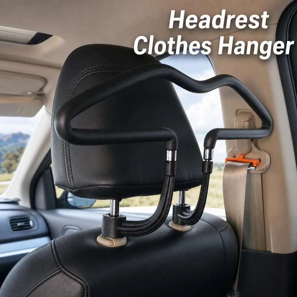 Universal Car Clothes Hanger Seat Back Headrest Mount Suit Coat Garment Holder Stainless Steel Auto Interior Accessories