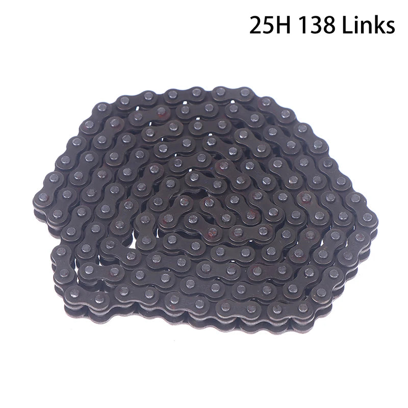 25H Chain With Spare Master Link 49CC 2 Stroke Engine ATV Quad Go Kart Dirt Pocket Mini Motor Bike Section 62/68/132/136/138/158