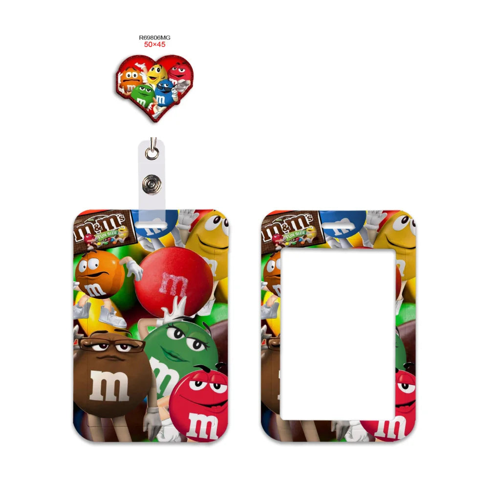 New Candy Design Lanyard Keychain ID Bus Card Cover Student Badge Holder Pass Hang Rope Lariat Gifts Keys Straps Accessories