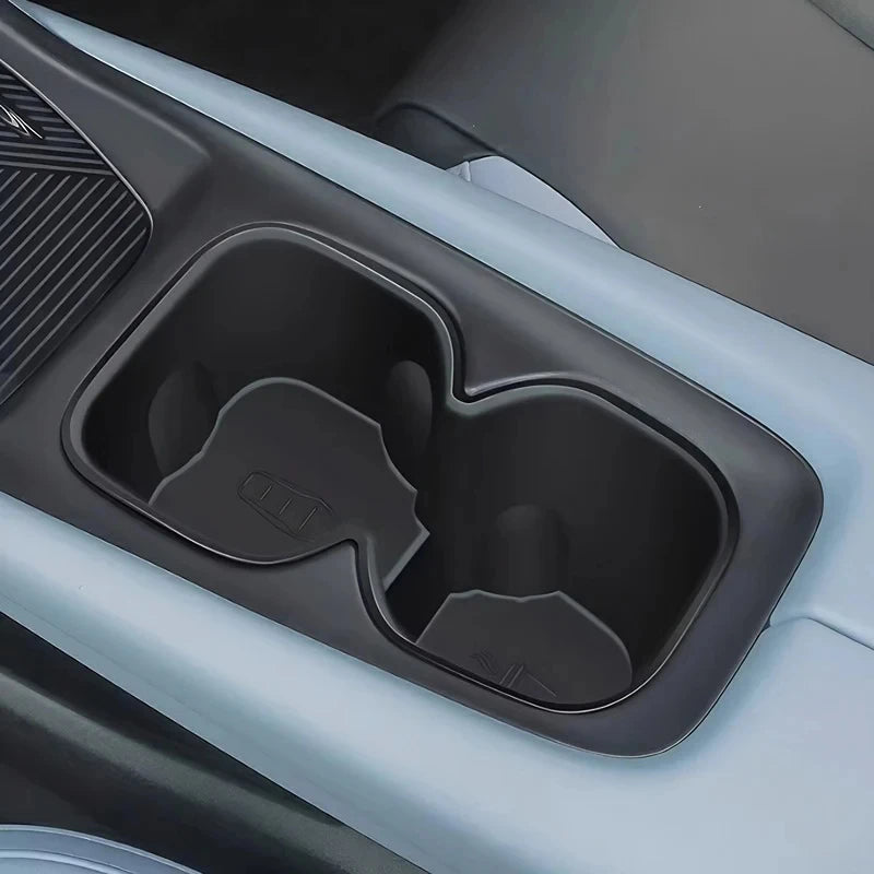 Black Car Water Cup Holder Storage Box Anti-Slip Fixed Beverage Holder For BYD Dolphin Mini / For BYD Seagull Accessories