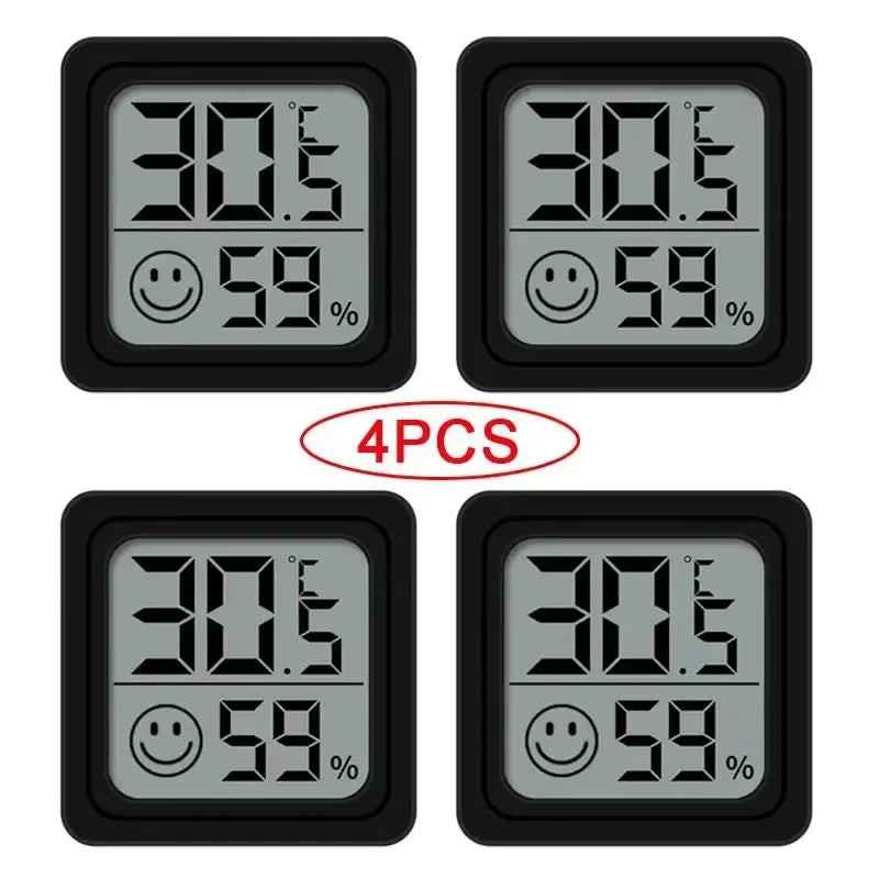 VIVO 2025 Mini Indoor LCD Digital Thermometer Hygrometer Indoor Room Temperature Humidity Meter Sensor Gauge Weather Station