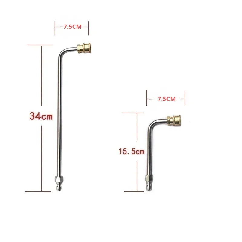 Pressure Washer Lance Extension Nozzles 4000PSI Spray Gun Wand Lance Power Pressure Washer Extension With 1/4 Quick Connect