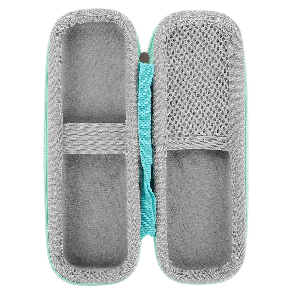 Electric Toothbrush Hard Case Portable Travel Toothbrush Holder Waterproof Shockproof Storage Bag Light Green for Camping Travel