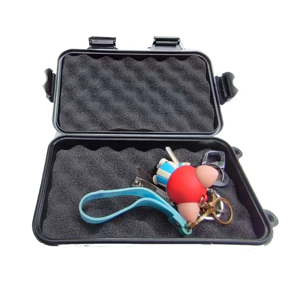 1pcs Upgraded New Magnetic Key Holder Waterproof Under Car Hide Key Box Rustproof Key Hider Multifunctional Box for Spare Box