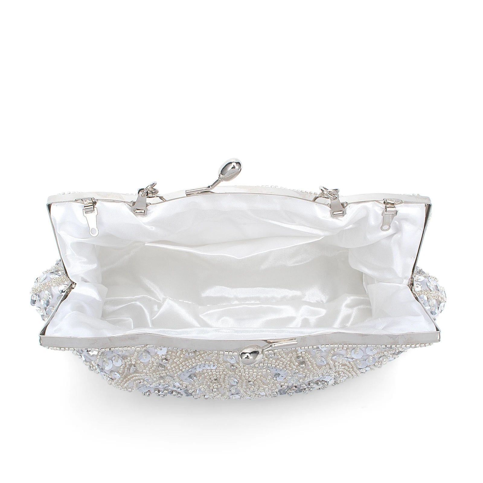 Retro Evening Bags For Women Clutch Bag Embroidered Sequins Beaded Chain Shoulder Bag For Dress Banquet Wedding Handbag Purse