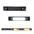 Switchback LED Car Fender Flare Parking Lights Side Marker Turn Signal Lights For Jeep Wrangler TJ JK JL Bushwacker Flat Style