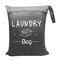 Waterproof Travel Laundry Bag Wet Dry Organizer Pouch with Zipper Hanging Strap Portable Storage Bag