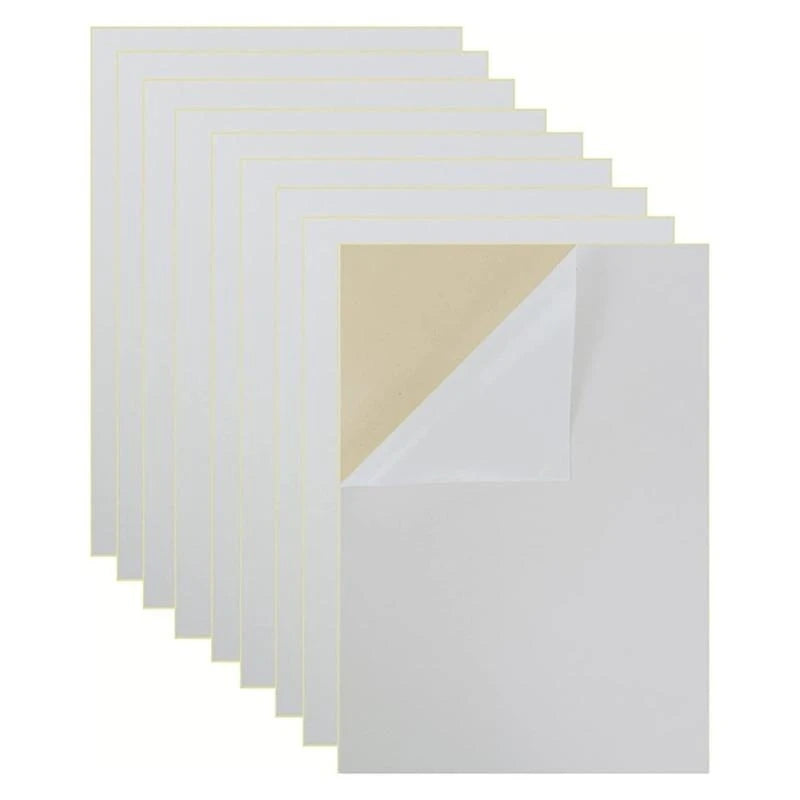 10 Pcs Self-Adhesive Felt Sheets Sticky Back Felt Sheets with Adhesive Backing