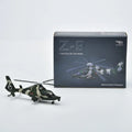 1:100 Scale Zhi9 Helicopter Model: Die-Cast Alloy Construction with Detachable Metal Base—High-Quality Realistic Model Toy