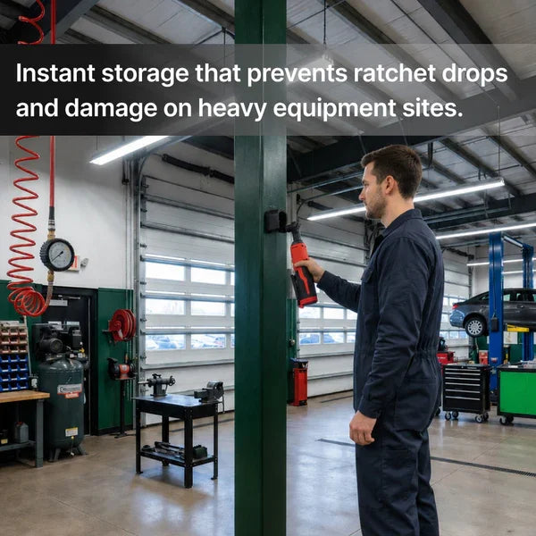 Magnetic Tool Storage Rack M12 IR 2456-20 2457-20 Cordless Wrench, Workshop Wall-Mounted Storage Rack Compatible with Milwaukee