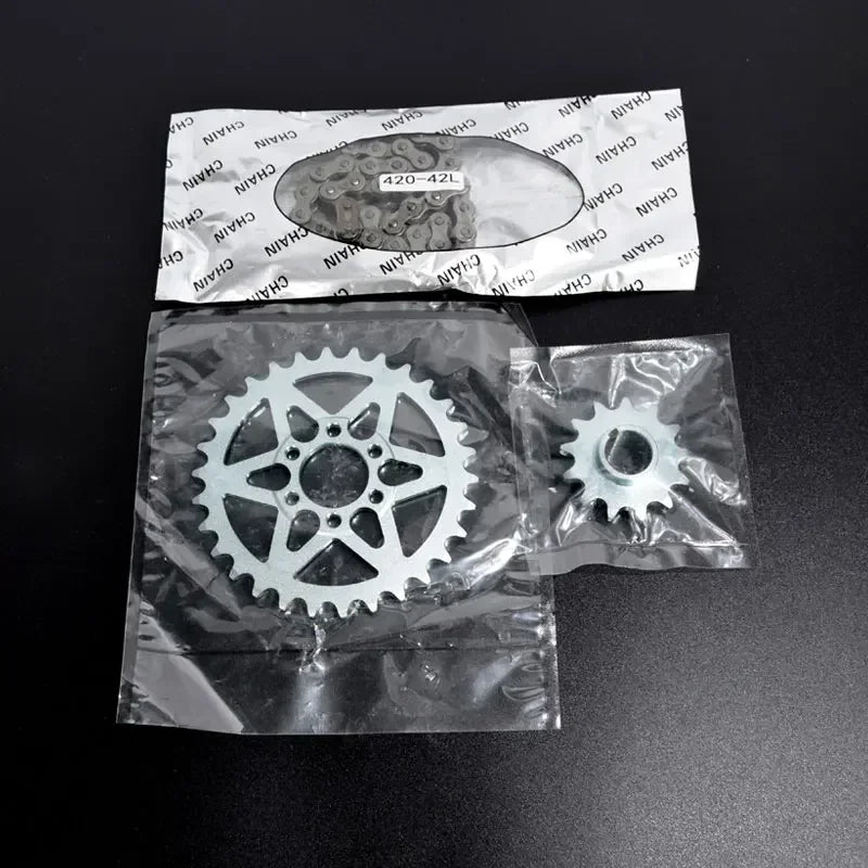 Motorcycle Chain Gear Set for SURRON Light Bee X Segway X260 X160 First-level Transmission Chain Gear Set Primary Drive Sprocket