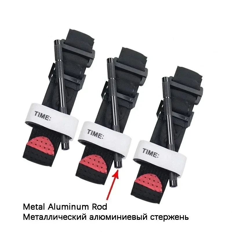 65/75/95cm Tactical First Aid Rotary Pressure Aluminum Rod Tourniquet Hiking Militar Outdoor Camping Survival Molle Rescue Tools