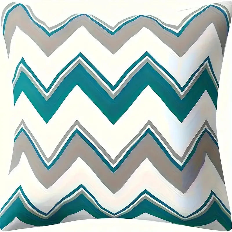 4-piece set of modern single-sided pillow covers with a machine-washablesuitable for bedrooms sofas,offices, and all room types.