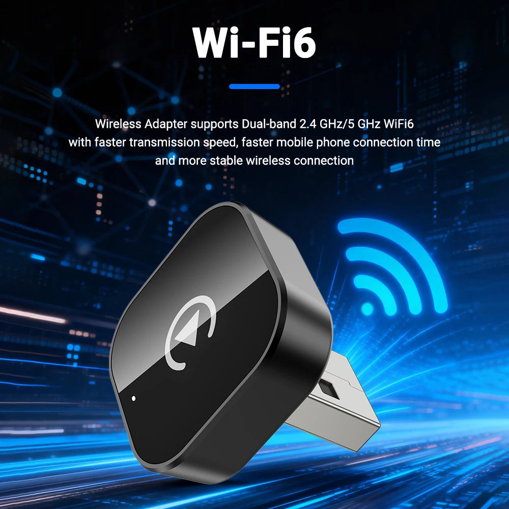 2026 2IN1 Wireless CarPlay Android Auto USB Adapter Mini Dongle Smart Box Plug Play For VW Toyota Nissan Honda Ford Benz Mazda