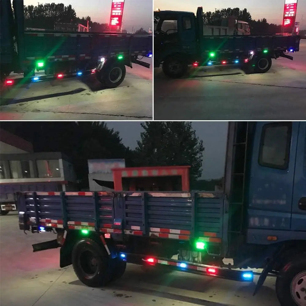 30/10pcs Side Marker Lights 12V 6LED SMD Side Marker Lights Side Marker Light Clearance Indicator