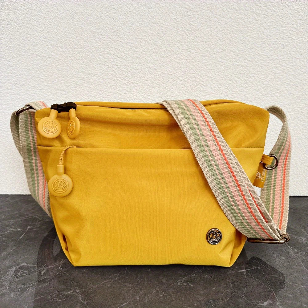 Chic Ultra-light Nylon Crossbody Bags for Women, Designer Bag-Lightweight, Zipper Closure, Adjustable Wide Strap, Cotton Lining