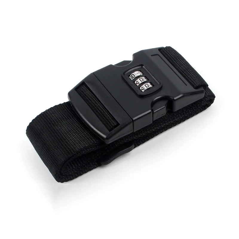 Adjustable Luggage Strap 1 Pcs Packing Belt Travel Essential Accessories Suitcase Supplies Fixed Belt cipher lock Suitcase Strap