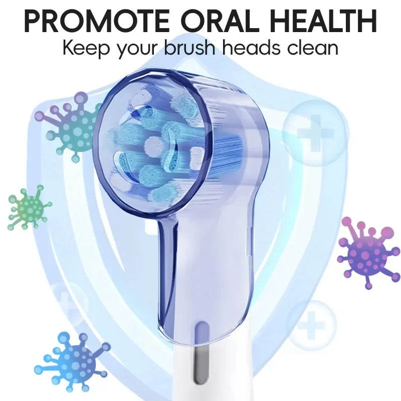 2026 Dustproof Toothbrush Head Covers for Braun Oral-B & iO Series Electric Toothbrush Replacement Heads toothbrush travel case