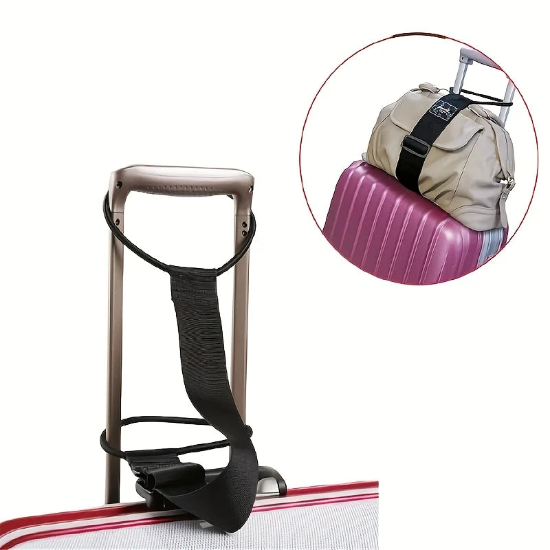 2PCS Travel Luggage Straps Backpack Suitcase Fastening Band Anti-Theft Adjustable Packing Band for Bag Carrying Case