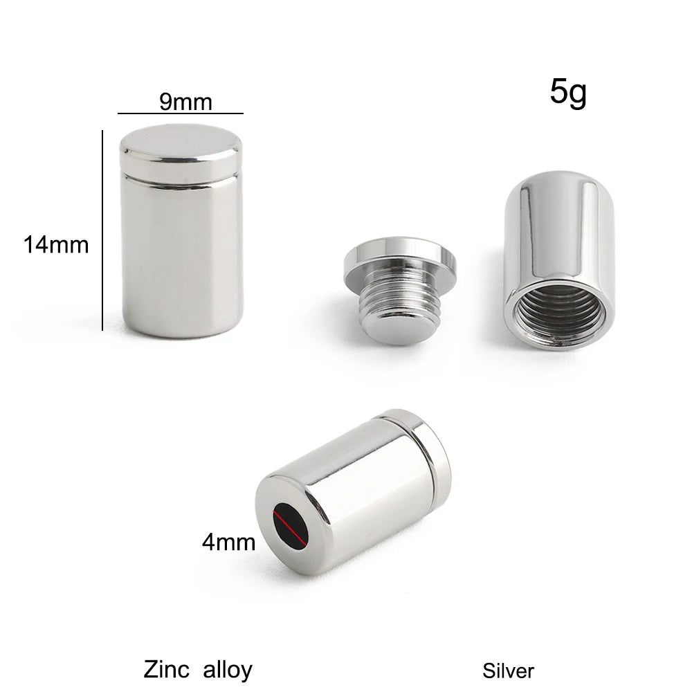 10/50/100PCS Belt Buckles in Bulk Metal Strap Connector For Leather Cord End Caps with Loop Bag Hoodie DIY Bracelet Accessories