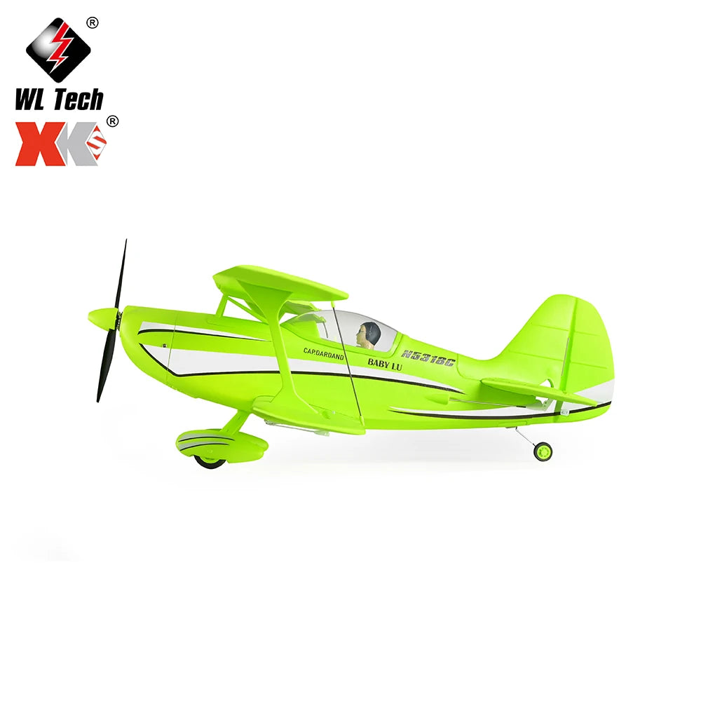 WLtoys A310 RC Biplane Plane 3D6G Remote Control Brushless Glider EPP Fixed-Wing Aircraft Model Stunt Airplane Toys for Kids