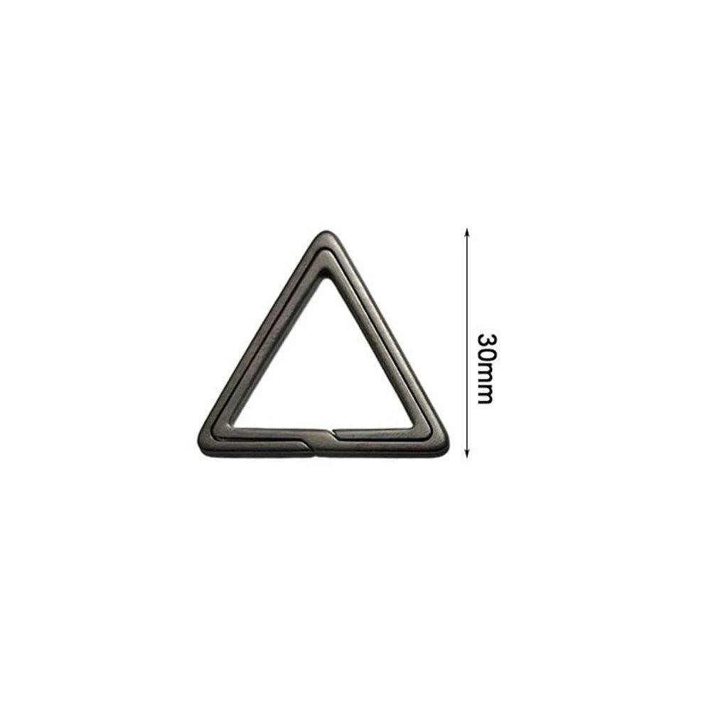 Titanium Key Ring Super Lightweight Titanium Keychain Toasted Blue TC4 for Key Rings Holder Quickdraw Tool Creative Keyring