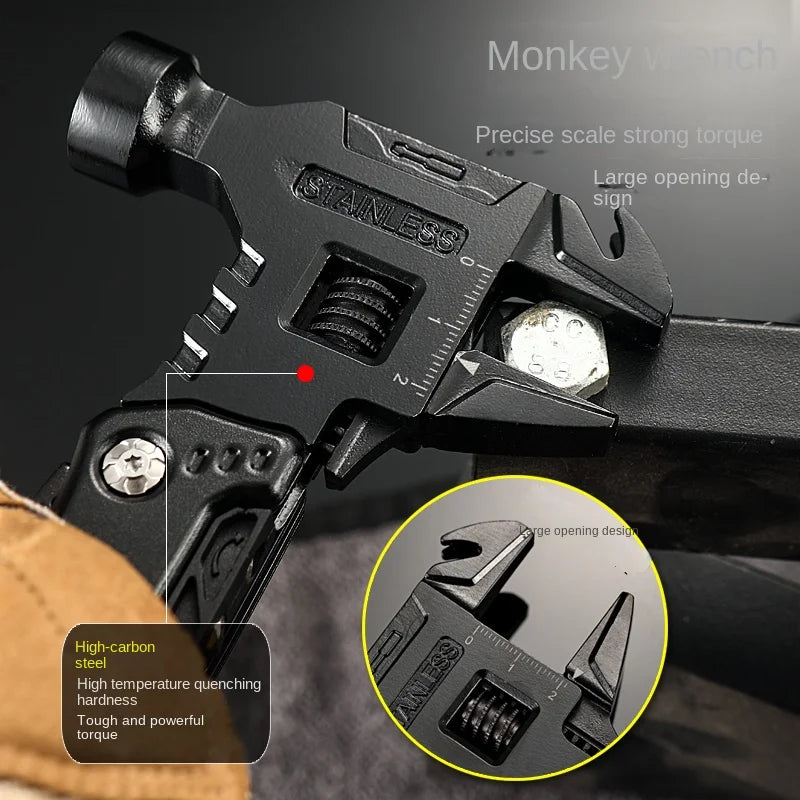 Multi Functional Wrench Hammer Combination Universal Folding Pliers EDC Tool Wrench Universal Folding Pliers Hand Tools
