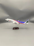 1/100 scale aircraft A321 Air MEA Middle East Airlines 44cm Diecast Toy plane Model T7-ME2 With Stand Collectible AirPlane Gift