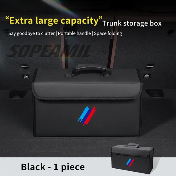 Car Trunk Organizing And Storage Box For BMW X1 X3 X5 X7 E46 E60 E70 E72 E87 E90 E92 G01 G05 G10 G15 G20 G30 F01 F10 F15 F20 F30