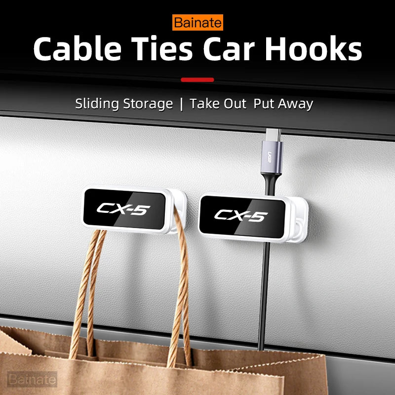 Car Hook Styling Hooks Interior Storage Accessories, For Mazda CX-5 KF SKYACTIV 2011-2017 -2025  Adhesive Mount Organizer
