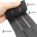 4 Pcs Kart Fixing Strap Bicycle Luggage Straps Appendix Black Nylon Attachment for Hoverboard