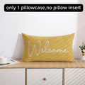 1 Pillow Set/Only 1 Pillowcase-Home Decor Embroidered 35x60cm Pillowcase Pillow Cover With Hidden Zipper