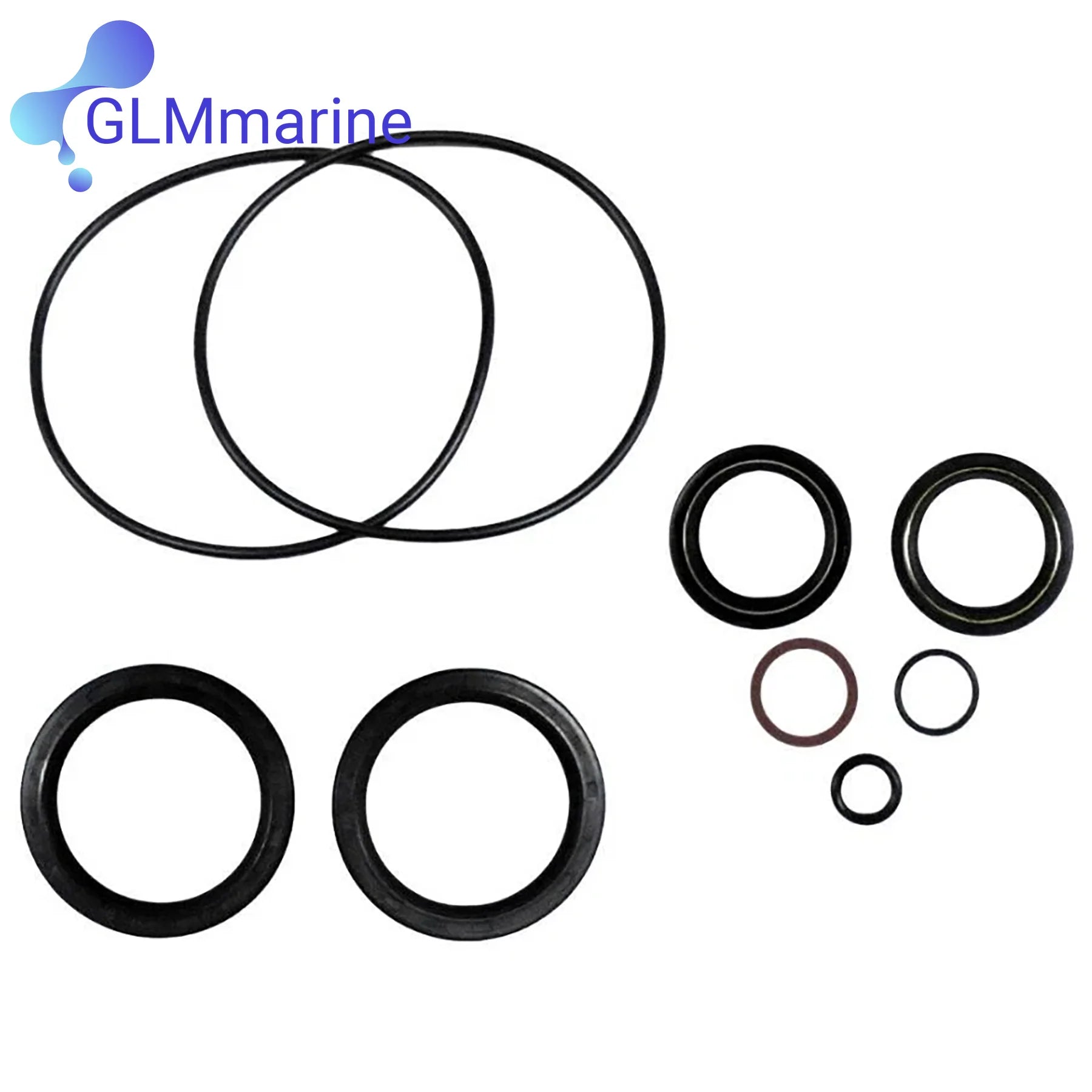 876267 Fits for Volvo Penta Lower Unit Seal Kit DP-A DP-B DP-C DP-D DPX-S AQ280DP AQ290DP Dual Prop Shaft 87840 22087 Boat Motor