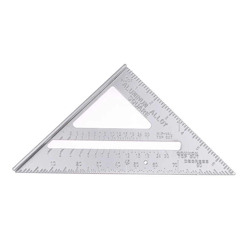 Triangle Rule 90 Degree Thickening Angle Rule Stainless Steel Carpenter Measurement Square Ruler Woodworking Triangle Ruler
