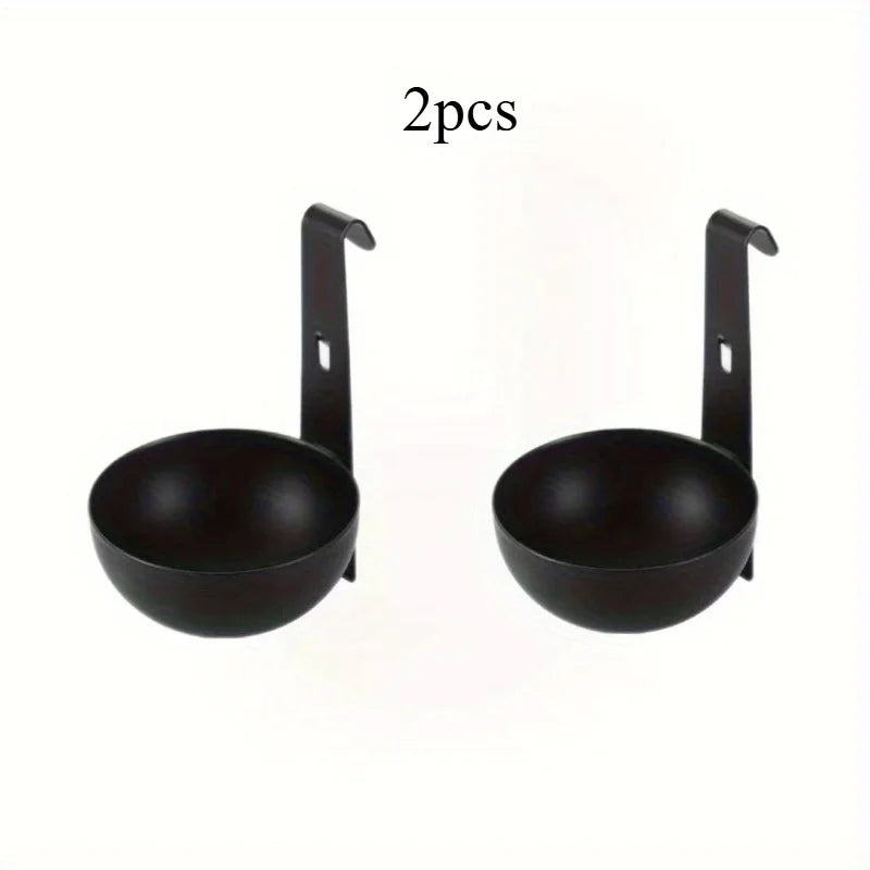 Stainless Steel Non-Stick Egg Boiling Mold - High Temperature Resistant, with Handle, Used for Making Perfect Eggs, Kitchen Cooking