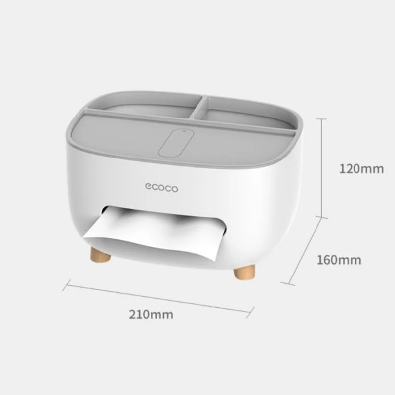 Household Napkin Tissue Box, Multifunctional Storage, Remote Control Holder, Sundries Boxes for Living Room, Bathroom, Bedroom