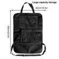 〔R〕Multifunctional Car Backseat Organizer with Foldable Tray,Tablet Pocket & Multiple Pockets,Waterproof Car Seat Storage Bag