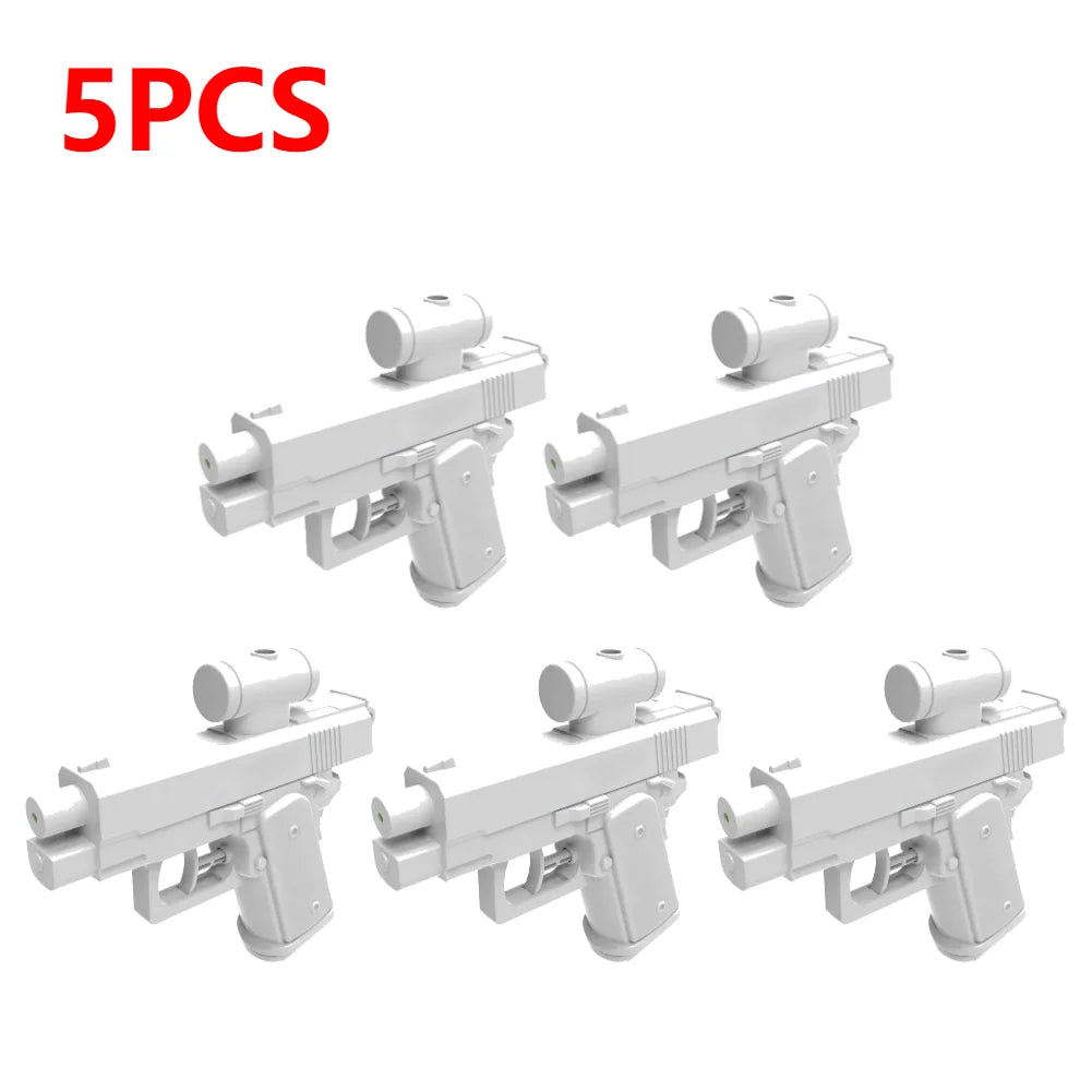 5-1PC Handheld Water Prank Gun Two-Way Spray Trick Reverse Water Gun Summer Outdoor Pool Watergun Toys Pistola de agua de broma