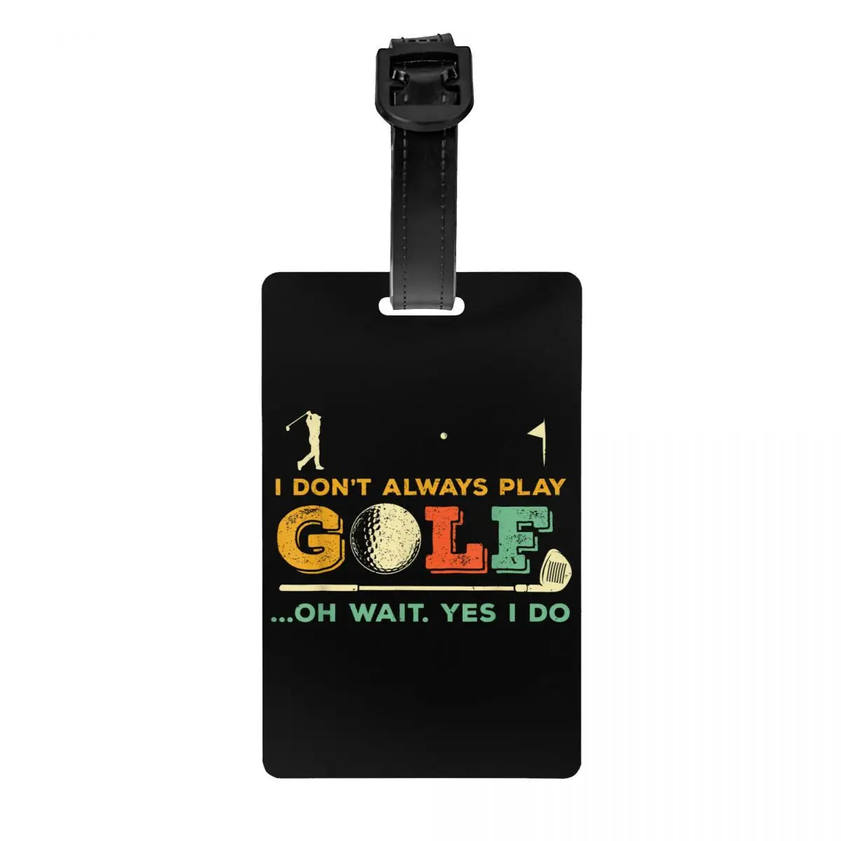 Custom Golf And Beer Luggage Tag Privacy Protection Baggage Tags Travel Bag Labels Suitcase