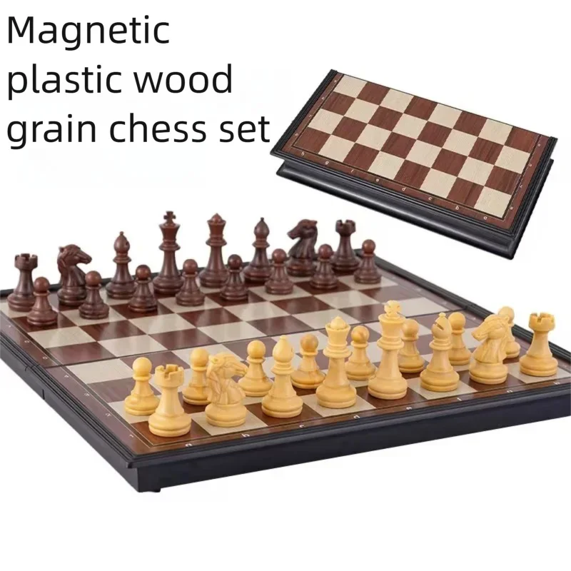 24CM Foldable Magnetic Chess Game Board Ideal Tabletop for Family Gathering QLYX02
