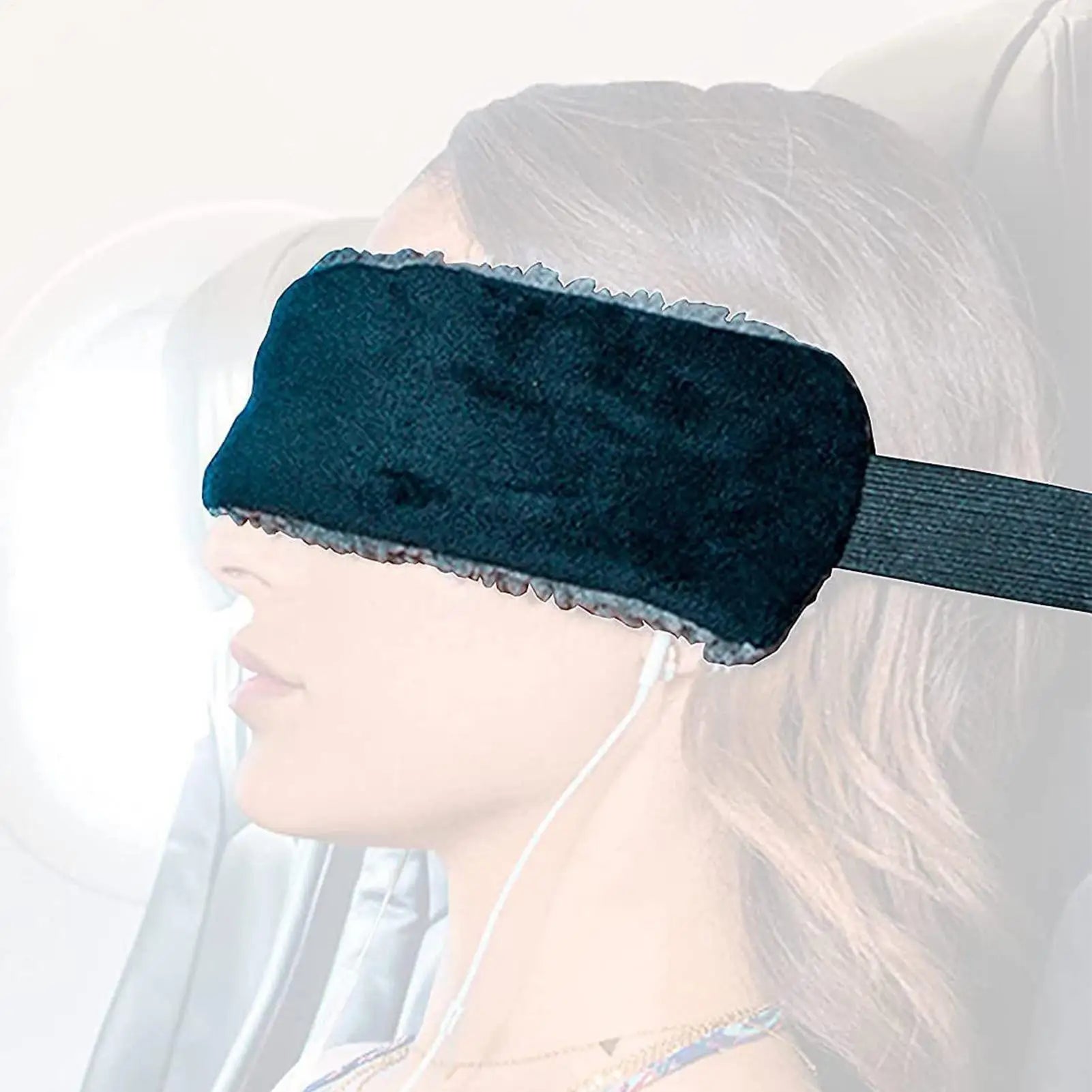 1pc Travel Pillow Neck Support Alternative Adjustable Head Support Strap Portable Soft Head Pillow for Airplanes Car Seat