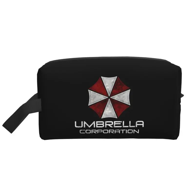 Umbrella Corporation Travel Storage Bags Portable Toiletry Bag Reusable Waterproof Makeup Cosmetic Bag Pouch for Women Men