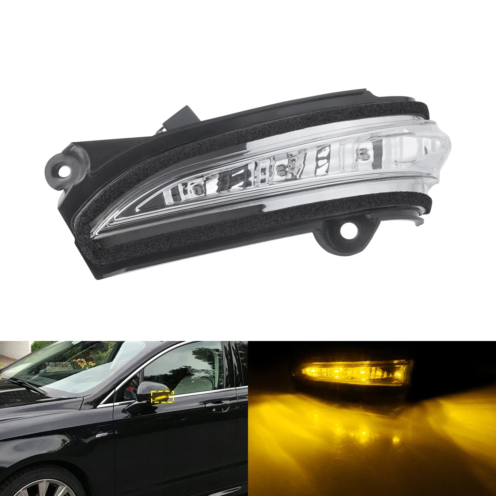 For Ford Mondeo MK5 2014-19 Left Side Wing Mirror LED Indicator Turn Signal Light