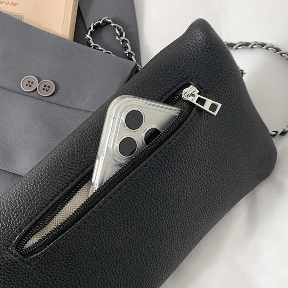2026 New Style French Export Classic Multi-purpose Fashion Chain Flip Cover Side Carry Single Shoulder Side Bag with Wings for W