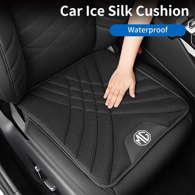 Car Ice Silk Seat Cushion Breathable Anti-Slip Pad Seat Cover Accessories For Morris Garages MG 6 3 5 7 TF ZR ZS HS GS GT Hector