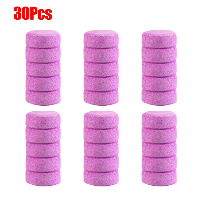 10/20/30/40/50Pcs Car Windshield Cleaner Effervescent Tablets Oil Film Remover Glass Solid Cleaning Agent Wiper Car Acessories